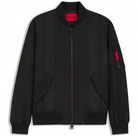 Яке HUGO Badamo 2621 10261068 bomber jacket - Black (Black) яке,мъжки,якета,дамски,якета,и,палта,hugo,badamo,2621,10261068,bomber,jacket,black,(black)