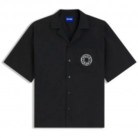 HUGO Eligino 10280848 02 shirt - Black (Black) дамски,ризи,мъжки,ризи,hugo,eligino,10280848,02,shirt,black,(black)