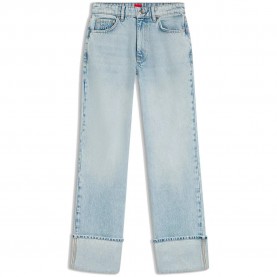 Дънки HUGO Gilissi 6 10280939 jeans - Blue (Turquoise Aqua) дънки,мъжки,панталони,дамски,панталони,hugo,gilissi,6,10280939,jeans,blue,(turquoise,aqua)