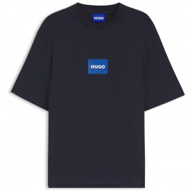 Тениска HUGO Nayonix 10258299 BLUE short sleeve T-shirt - Blue (Dark Blue) тениска,мъжки,тениски,дамски,тениски,hugo,nayonix,10258299,blue,short,sleeve,t,shirt,blue,(dark,blue)