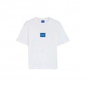Тениска HUGO Nayonix 10258299 BLUE short sleeve T-shirt - White (White) тениска,мъжки,тениски,дамски,тениски,hugo,nayonix,10258299,blue,short,sleeve,t,shirt,white,(white)
