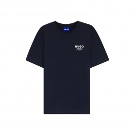 Тениска HUGO Nesptee 10283344 T-shirt - Blue (Dark Blue) тениска,мъжки,тениски,дамски,тениски,hugo,nesptee,10283344,t,shirt,blue,(dark,blue)