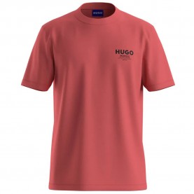 Тениска HUGO Nesptee 10283344 short sleeve T-shirt - Red (Medium Red) тениска,мъжки,тениски,дамски,тениски,hugo,nesptee,10283344,short,sleeve,t,shirt,red,(medium,red)