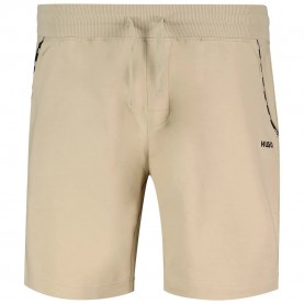 Къси панталони HUGO Noah 10280921 sweat shorts - Beige (Beige Overflow) къси,панталони,мъжки,панталони,дамски,панталони,hugo,noah,10280921,sweat,shorts,beige,(beige,overflow)