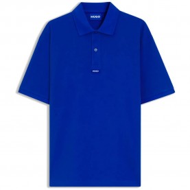 HUGO Nolitos 10280822 short sleeve polo - Blue (Open Blue) дамски,блузи,с,яка,мъжки,блузи,с,яка,hugo,nolitos,10280822,short,sleeve,polo,blue,(open,blue)