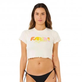 Фланелка с къс ръкав Rip curl Carioca Fitted short sleeve top - Beige (Vanilla) фланелка,с,къс,ръкав,дамски,топове,rip,curl,carioca,fitted,short,sleeve,top,beige,(vanilla)