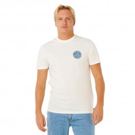 Тениска Rip curl Streamline Pass short sleeve T-shirt - White (Bone) тениска,мъжки,тениски,дамски,тениски,rip,curl,streamline,pass,short,sleeve,t,shirt,white,(bone)