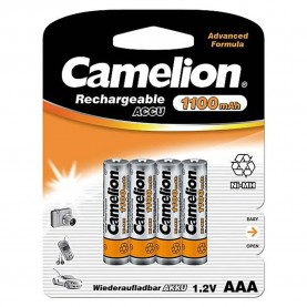 Camelion Ni-MH 1100mAh AAA Alkaline battery - Clear (Silver / Green) батерии,camelion,ni,mh,1100mah,aaa,alkaline,battery,clear,(silver,green)