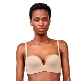 Gisela Detachable Extreme Neckline bra - Beige (Nude) дамско,бельо,дамски,бикини,и,танкини,gisela,detachable,extreme,neckline,bra,beige,(nude)