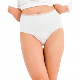 Gisela High Waist Ultra-Flat Modal Lenzing panties - White (White) дамско,бельо,дамски,бикини,и,танкини,gisela,high,waist,ultra,flat,modal,lenzing,panties,white,(white)
