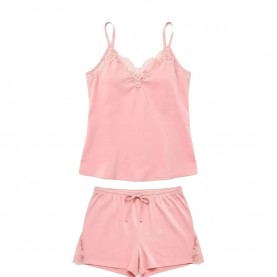 пижама,дамски,пижами,gisela,lace,details,sleeveless,pyjama,pink,(pink)