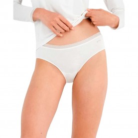 Gisela Mid-Rise Ultra-Flat Modal Lenzing panties - White (White) дамско,бельо,дамски,бикини,и,танкини,gisela,mid,rise,ultra,flat,modal,lenzing,panties,white,(white)