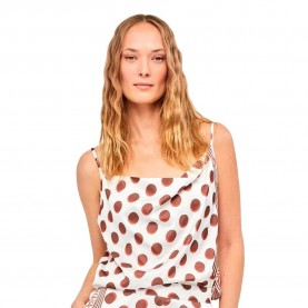 тениска,мъжки,тениски,дамски,тениски,gisela,printed,satin,monogram,fabric,sleeveless,t,shirt,white,(printed)