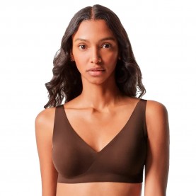 Gisela Removable Push-Up Wirefree bra - Brown (Chocolate) дамско,бельо,дамски,бикини,и,танкини,gisela,removable,push,up,wirefree,bra,brown,(chocolate)