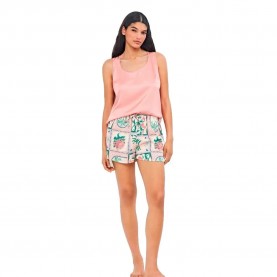 тениска,мъжки,тениски,дамски,тениски,gisela,satin,fabric,sleeveless,t,shirt,pink,(pink)