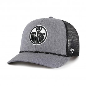 Шапка 47 NHL Edmonton Oilers Carbon Rope trucker cap - Grey (Dark Grey) шапка,всички,шапки,47,nhl,edmonton,oilers,carbon,rope,trucker,cap,grey,(dark,grey)