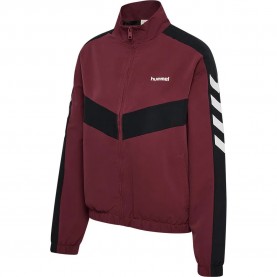 Яке Hummel Archive tracksuit jacket - Red (Chocolate Truffle) яке,дамски,анцузи,hummel,archive,tracksuit,jacket,red,(chocolate,truffle)