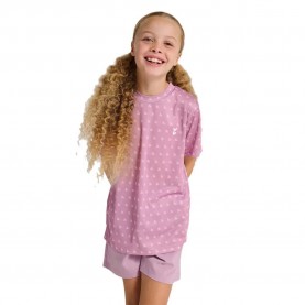 Тениска Hummel Bee AOP short sleeve T-shirt - Pink (Lavender Mist) тениска,мъжки,тениски,дамски,тениски,hummel,bee,aop,short,sleeve,t,shirt,pink,(lavender,mist)