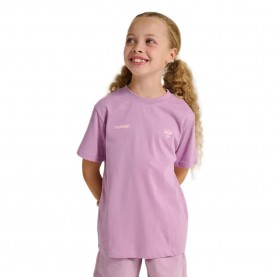 Тениска Hummel Graphic short sleeve T-shirt - Purple (Lavender Mist) тениска,мъжки,тениски,дамски,тениски,hummel,graphic,short,sleeve,t,shirt,purple,(lavender,mist)