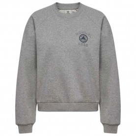 блуза,дамски,блузи,hummel,keeper,boxy,graphic,crewneck,sweatshirt,grey,(light,grey,melange)