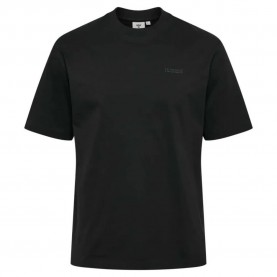 Тениска Hummel Keeper Logo short sleeve T-shirt - Black (Black) тениска,мъжки,тениски,дамски,тениски,hummel,keeper,logo,short,sleeve,t,shirt,black,(black)