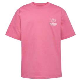 Тениска Hummel Loose Graphic BTS short sleeve T-shirt - Pink (Bordeaux) тениска,мъжки,тениски,дамски,тениски,hummel,loose,graphic,bts,short,sleeve,t,shirt,pink,(bordeaux)