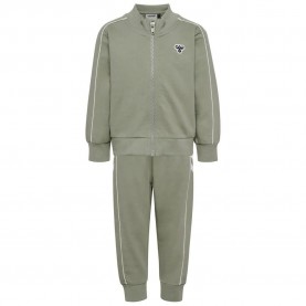 Анцуг Hummel Mini CO Regular tracksuit - Green (Deep Water) анцуг,детски,анцузи,hummel,mini,co,regular,tracksuit,green,(deep,water)