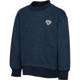 Блуза Hummel Mini Loose DNM Crewneck Bee sweatshirt - Blue (Dress Blue) блуза,детски,блузи,hummel,mini,loose,dnm,crewneck,bee,sweatshirt,blue,(dress,blue)