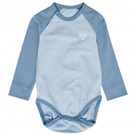 Hummel Mini Raglan Bee Long Sleeve Body - Blue (Faded Denim) детски,облекла,за,момчета,детски,облекла,за,момичета,hummel,mini,raglan,bee,long,sleeve,body,blue,(faded,denim)