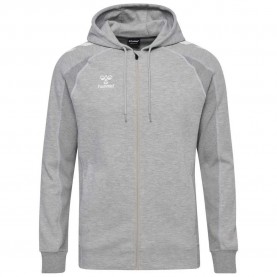 Блуза Hummel Move 2.0 full zip sweatshirt - Grey (Grey Melange) блуза,мъжки,пуловери,hummel,move,2.0,full,zip,sweatshirt,grey,(grey,melange)