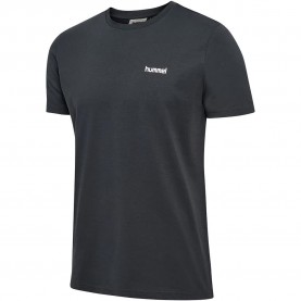 Тениска Hummel Pulse Graphic short sleeve T-shirt - Black (Ebony) тениска,мъжки,тениски,дамски,тениски,hummel,pulse,graphic,short,sleeve,t,shirt,black,(ebony)