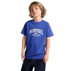 Тениска Hummel Regular Graphic short sleeve T-shirt - Blue (Dazzling Blue) тениска,мъжки,тениски,дамски,тениски,hummel,regular,graphic,short,sleeve,t,shirt,blue,(dazzling,blue)