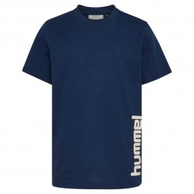 Тениска Hummel Regular Graphic short sleeve T-shirt - Blue (Dress Blue) тениска,мъжки,тениски,дамски,тениски,hummel,regular,graphic,short,sleeve,t,shirt,blue,(dress,blue)