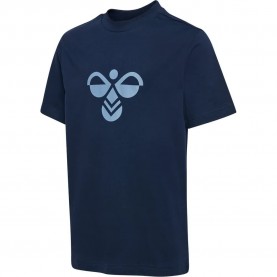 Тениска Hummel Regular Tukas short sleeve T-shirt - Blue (Castlerock) тениска,мъжки,тениски,дамски,тениски,hummel,regular,tukas,short,sleeve,t,shirt,blue,(castlerock)