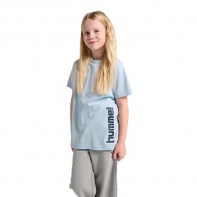 Тениска Hummel Regular Graphic short sleeve T-shirt - Blue (Kangaroo) тениска,мъжки,тениски,дамски,тениски,hummel,regular,graphic,short,sleeve,t,shirt,blue,(kangaroo)