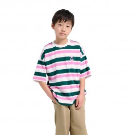 тениска,мъжки,тениски,дамски,тениски,hummel,silly,boxy,stripe,short,sleeve,t,shirt,multicolor,(blue,fog)
