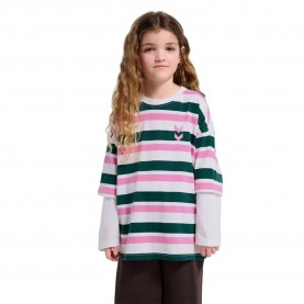 Тениска Hummel Silly long sleeve T-shirt - Multicolor (Blue Fog) тениска,мъжки,тениски,дамски,тениски,hummel,silly,long,sleeve,t,shirt,multicolor,(blue,fog)