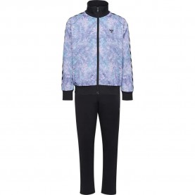 Анцуг Hummel Shimmer tracksuit - Blue / Black (Black) анцуг,детски,анцузи,hummel,shimmer,tracksuit,blue,black,(black)
