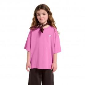 Тениска Hummel Silly Boxy Solid short sleeve T-shirt - Pink (Fuchsia Pink) тениска,мъжки,тениски,дамски,тениски,hummel,silly,boxy,solid,short,sleeve,t,shirt,pink,(fuchsia,pink)