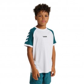 тениска,мъжки,тениски,дамски,тениски,hummel,stripe,short,sleeve,t,shirt,white,(white)