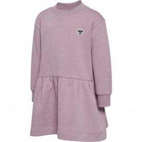 Рокля Hummel Mini Loose long sleeve short dress - Purple (Sea Fog) рокля,дамски,поли,и,рокли,hummel,mini,loose,long,sleeve,short,dress,purple,(sea,fog)