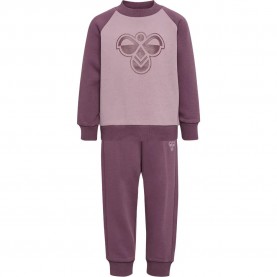 Анцуг Hummel Mini Reg Bumble tracksuit - Purple (Black Plum) анцуг,детски,анцузи,hummel,mini,reg,bumble,tracksuit,purple,(black,plum)
