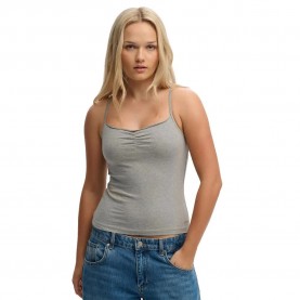 тениска,мъжки,тениски,дамски,тениски,superdry,athletic,essential,gathered,cami,short,sleeve,t,shirt,grey,(grey,marl)