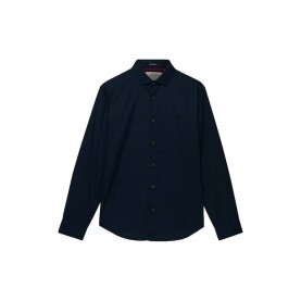 Футболна фланелка Superdry Cut Away Poplin long sleeve shirt - Blue (Eclipse Navy) футболна,фланелка,дамски,ризи,мъжки,ризи,superdry,cut,away,poplin,long,sleeve,shirt,blue,(eclipse,navy)