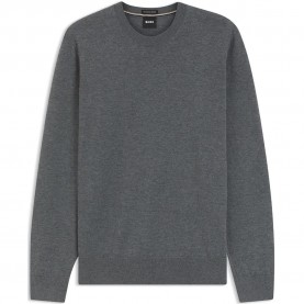 Блуза BOSS Leno 10280678 sweater - Grey (Medium Grey) блуза,мъжки,пуловери,дамски,пуловери,boss,leno,10280678,sweater,grey,(medium,grey)