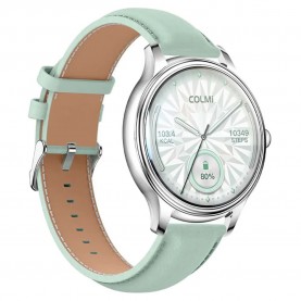 часовници,colmi,leather,l28,strap,smartwatch,green,(silver,green)