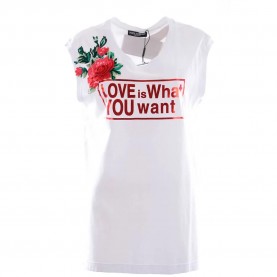Тениска Dolce & gabbana 734911 sleeveless T-shirt - White (White) тениска,мъжки,тениски,дамски,тениски,dolce,&,gabbana,734911,sleeveless,t,shirt,white,(white)