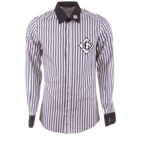Риза с дълъг ръкав Dolce & gabbana 747028 Stripes long sleeve shirt - Grey (Black) риза,с,дълъг,ръкав,дамски,ризи,мъжки,ризи,dolce,&,gabbana,747028,stripes,long,sleeve,shirt,grey,(black)