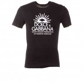 Тениска Dolce & gabbana 747092 short sleeve T-shirt - Black (Black) тениска,мъжки,тениски,дамски,тениски,dolce,&,gabbana,747092,short,sleeve,t,shirt,black,(black)