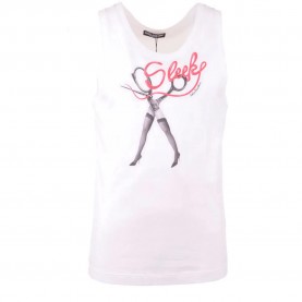 Тениска Dolce & gabbana 747095 Sleek sleeveless T-shirt - White (White) тениска,мъжки,тениски,дамски,тениски,dolce,&,gabbana,747095,sleek,sleeveless,t,shirt,white,(white)